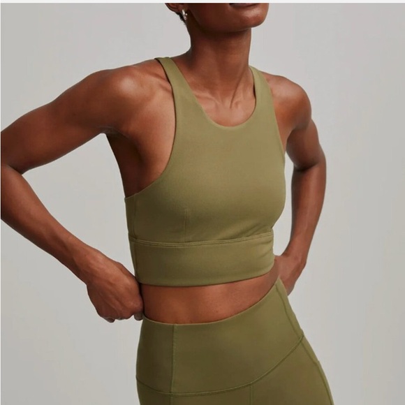 Varley Other - Varley Moss Green Let’s Move Harris Sports Bra NWT